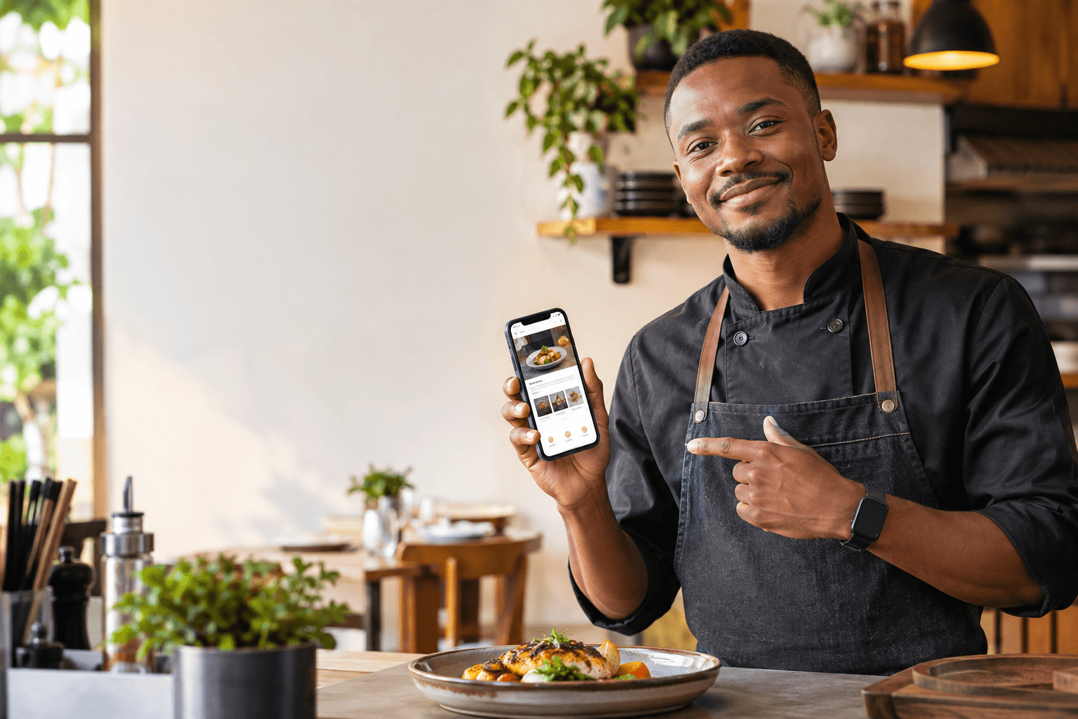 Portrait d'un client akeng.space, restaurateur